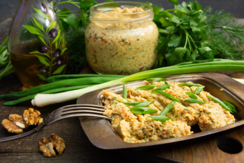 Chicken Breast Pâté with Walnuts and Carrots