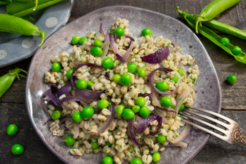 Pearl Barley with Green Peas – A Vegetarian Recipe