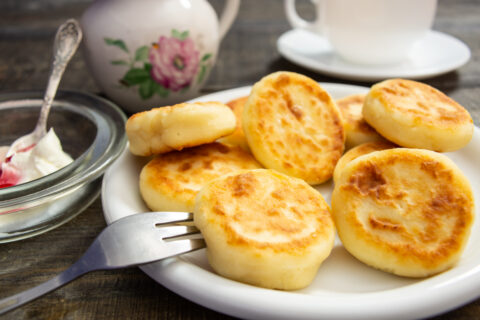Ricotta Syrniki with Semolina