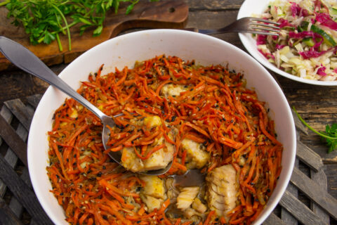 Ginger and Sesame Marinated Fish