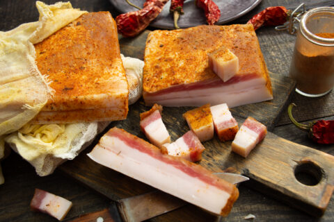 Hungarian-Style Salo (Paprika-Cured Pork Fat)