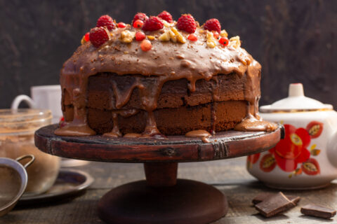Chocolate Raspberry Cake