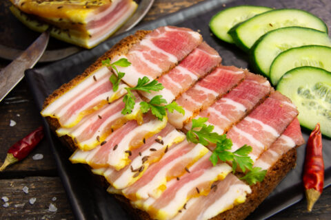 Salt-Cured Pork Belly with Turmeric and Paprika